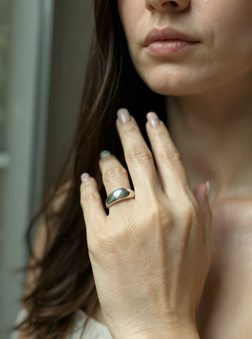 Water Drop Sterling Silver ring