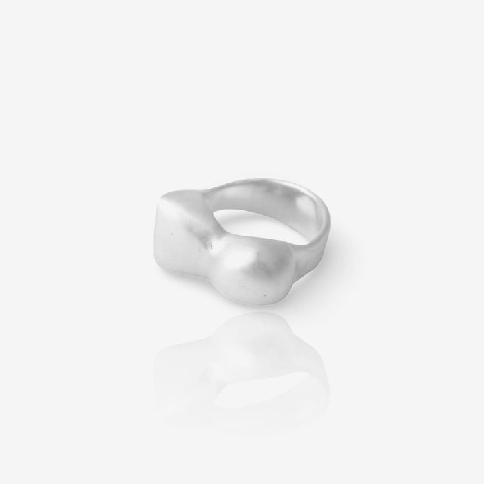 Satin Finish Sterling Silver Ring