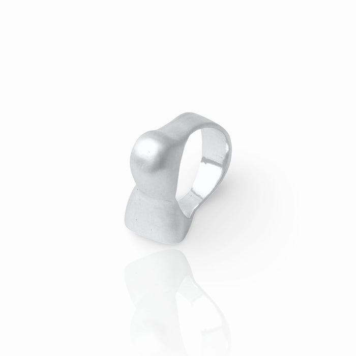 Satin Finish Sterling Silver Ring