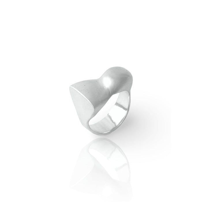 Satin Finish Sterling Silver Ring