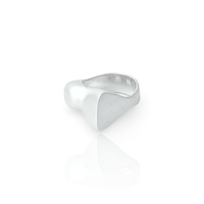 Satin Finish Sterling Silver Ring