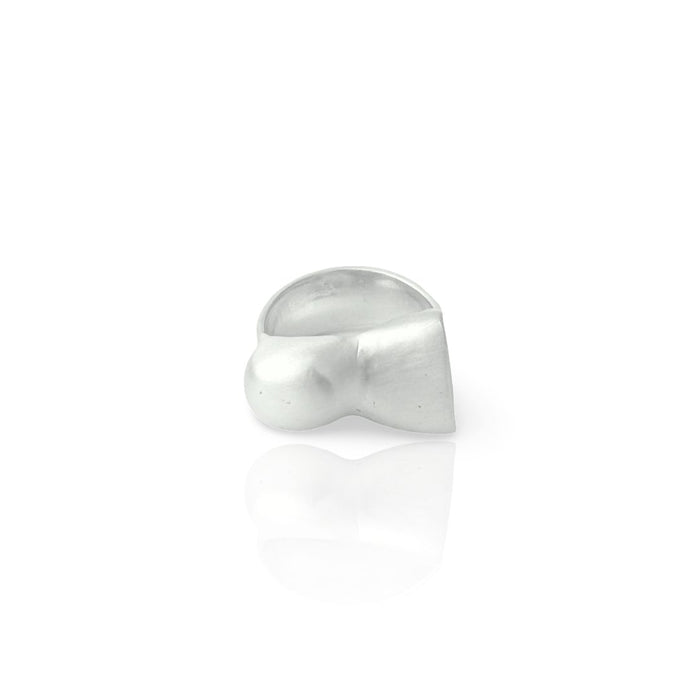 Satin Finish Sterling Silver Ring