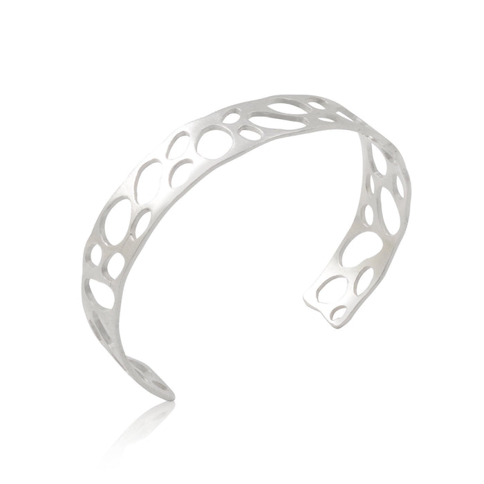 Sterling Silver Cuff Bracelet Intrinsic Collection  Edit alt text