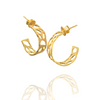 18 K Gold Hoop Earrings Intrinsic