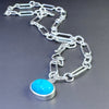 Turquoise + Chain Link Necklace