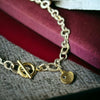Link Toggle Chain + Sapphire Charm