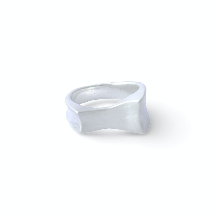 Satin Finish Sterling Silver Ring