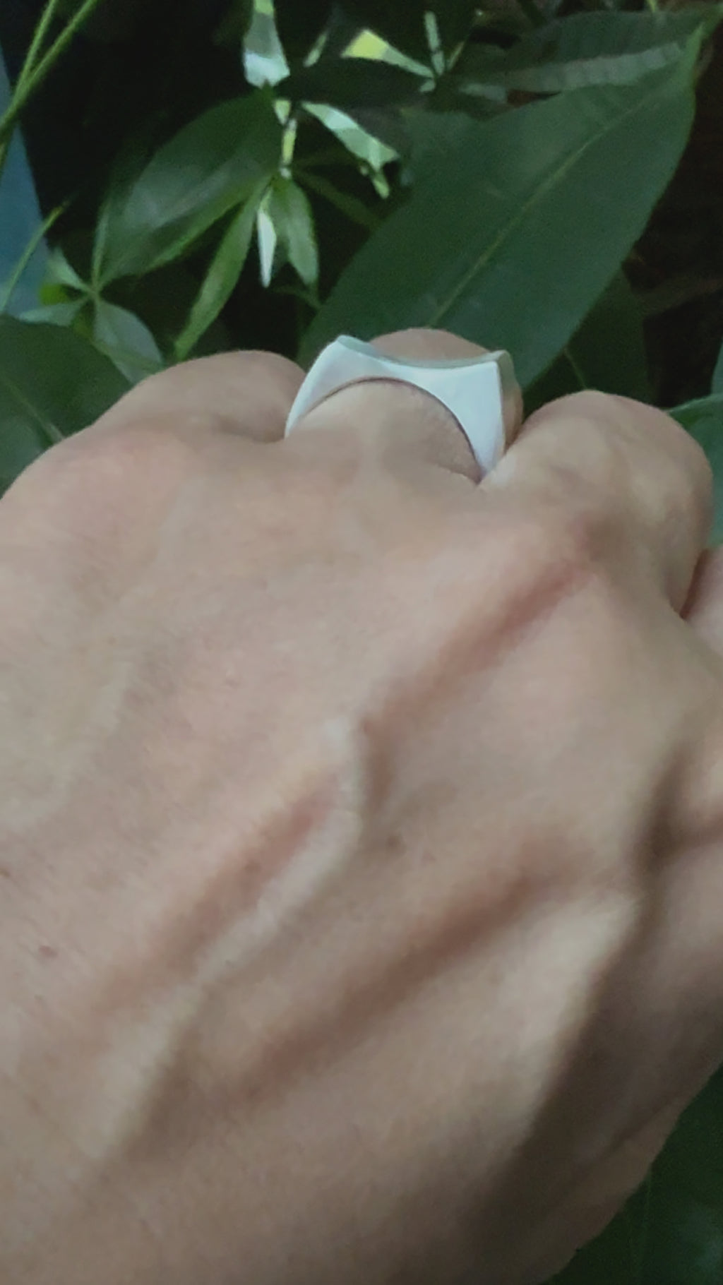 Satin Finish Sterling Silver Ring