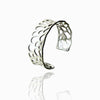 Sterling Silver Cuff Bracelet Organic Shape